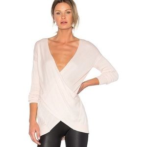 Vimmia Shavasana Blush Pink Reversible Sweater NWT Sz S